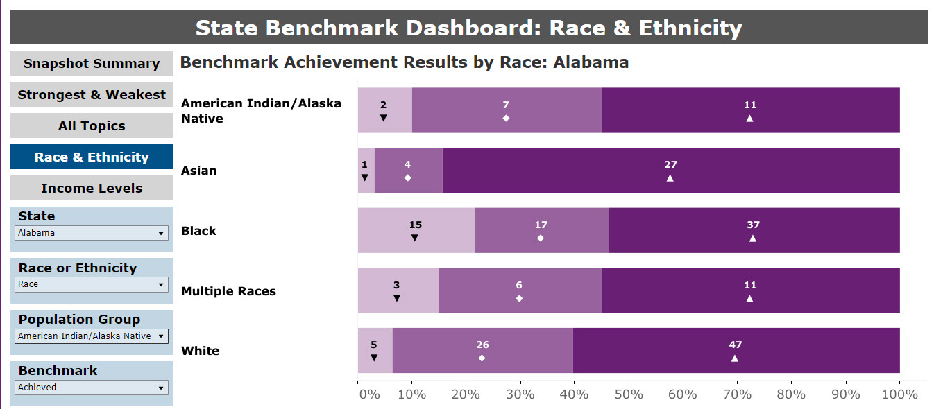 State View Benchmark Summary by Race and Ethnicity