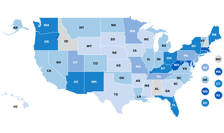 2020 Opioids inpatient thumb nail of map